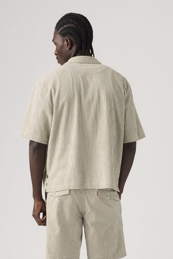 Levi's Camisa crop de manga curta branco