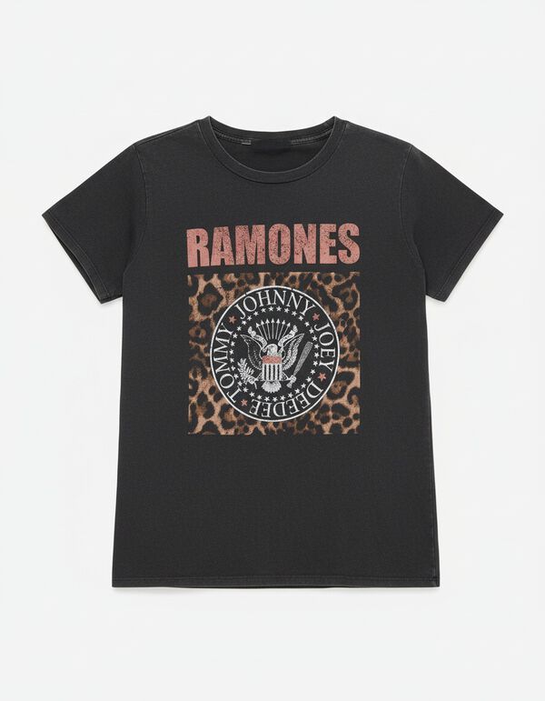 Springfield T-shirt "Ramones" cinzento