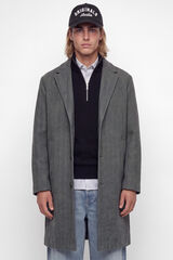 Jack & Jones Sobretudo comprido com bot&otilde;es cru