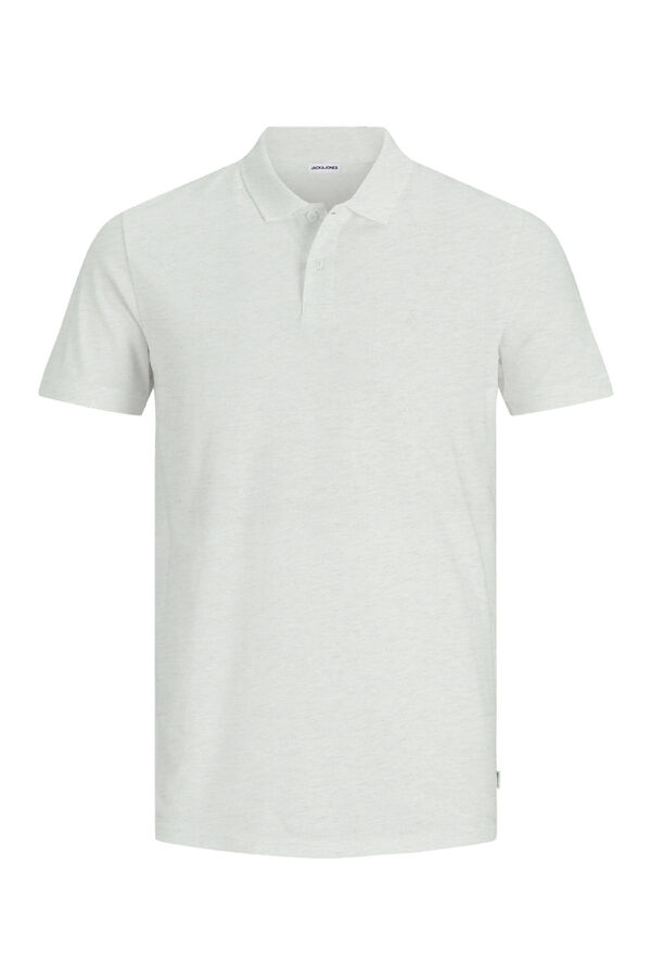 Jack & Jones Polo de malha regular fit branco