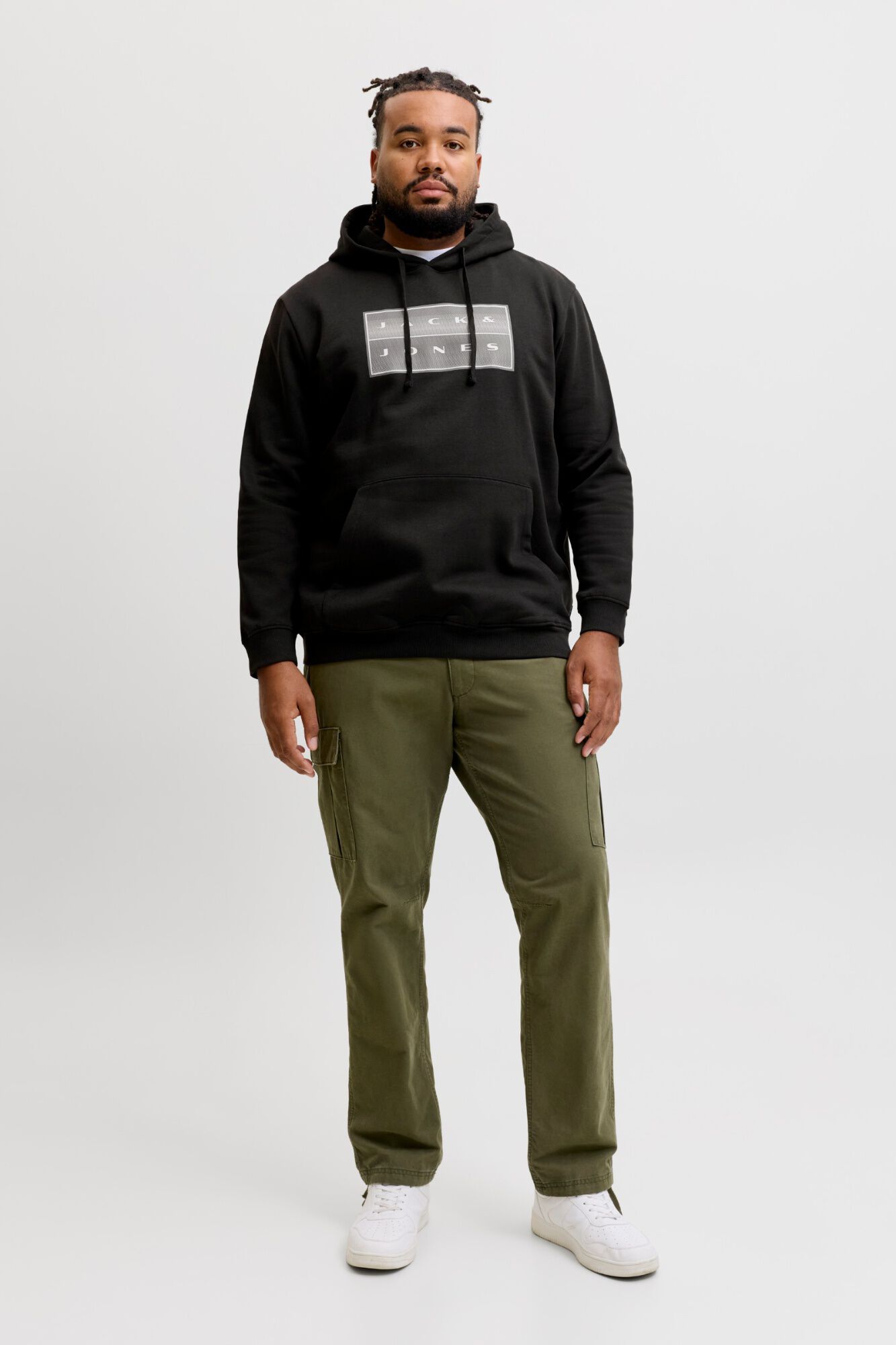 Jack & Jones PLUS Sudadera regular con capucha