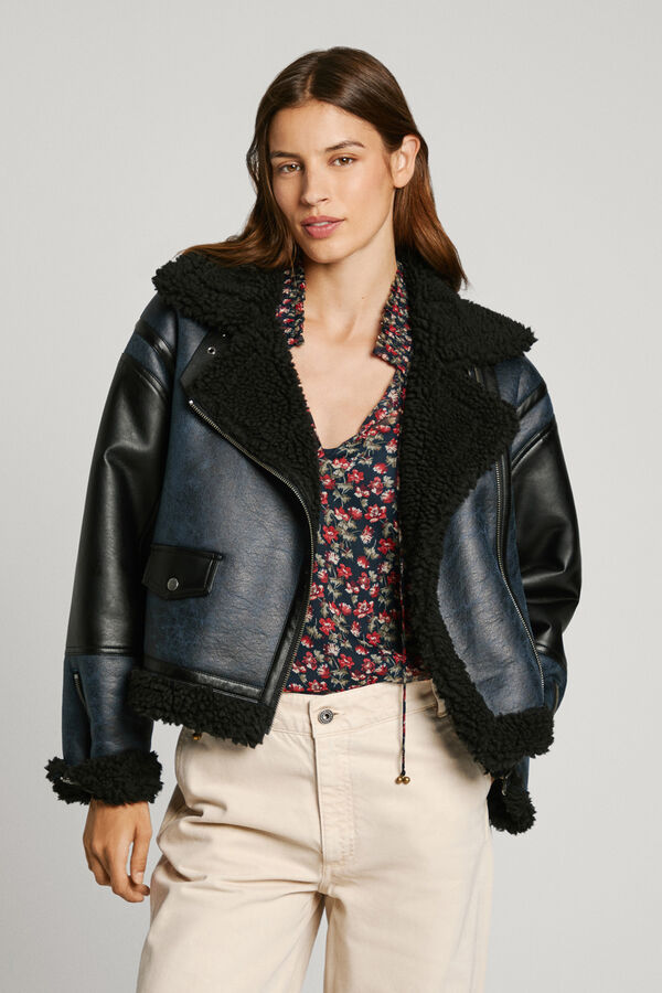 Pepe Jeans Jaqueta dupla face azul
