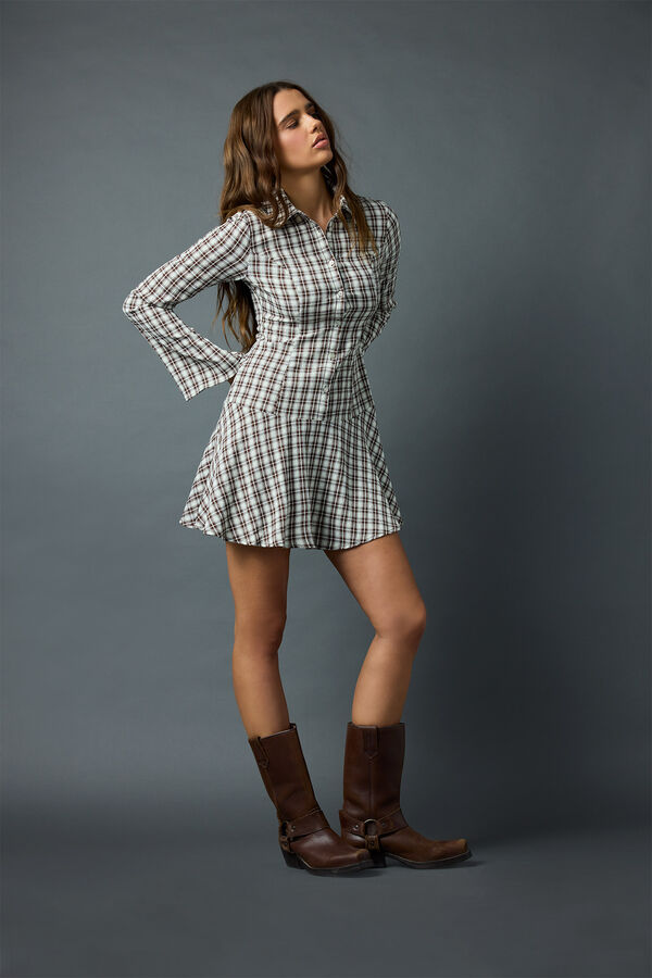 High Spirits Heritage Shirt Dress bege