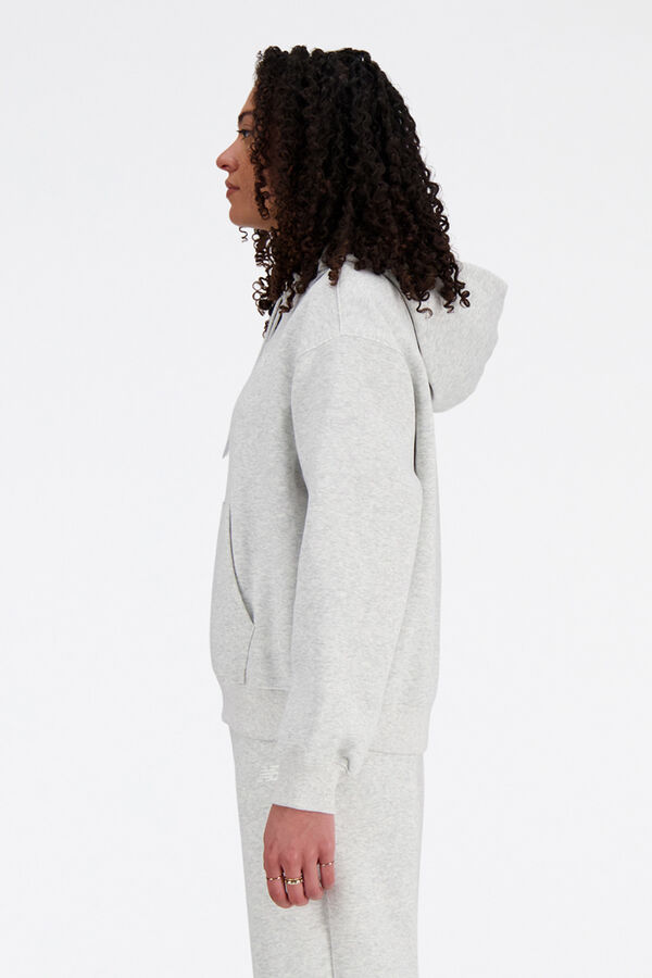 New Balance sweatshirt desportiva com capuz cinzento