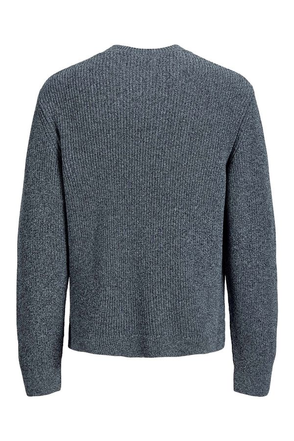 Jack & Jones PLUS Camisola de gola redonda azul