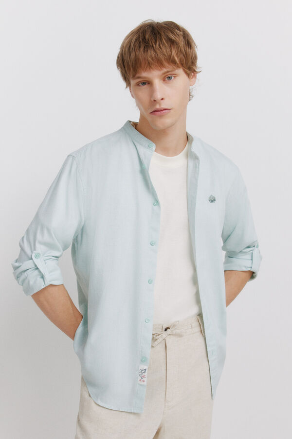 Springfield Camisa com estrutura verde