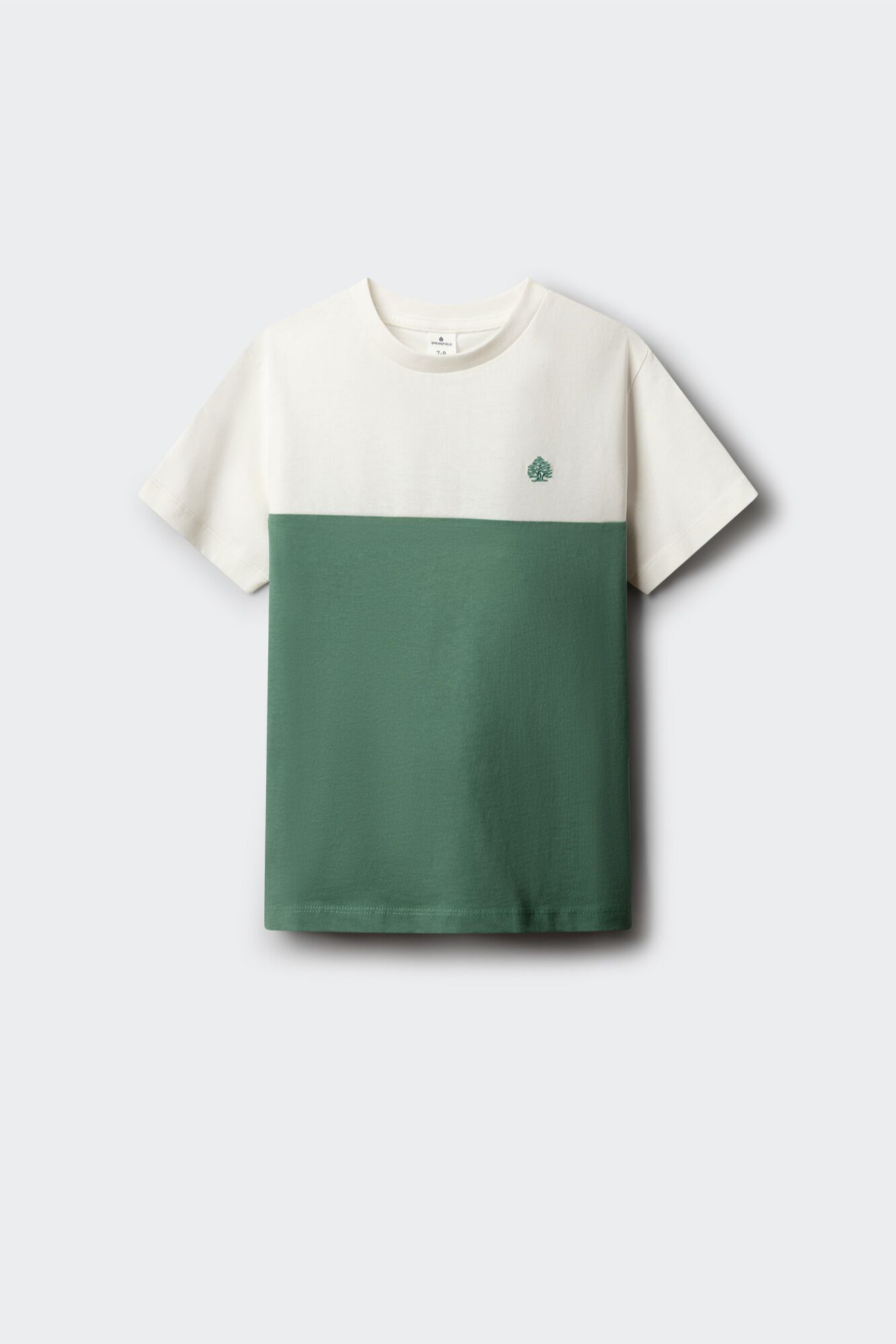 Springfield Kids T-shirt manga curta color block para menino