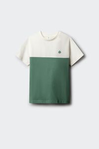 Springfield Kids T-shirt manga curta color block para menino