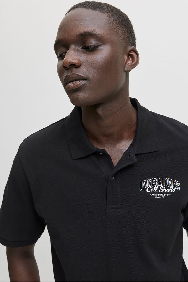 Jack & Jones Polo regular fit negro