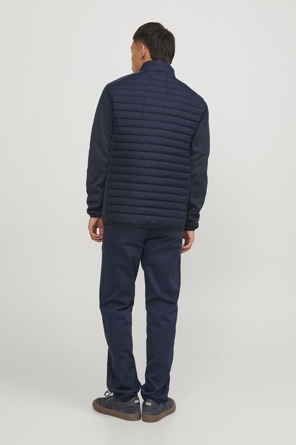 Jack & Jones Casaco acolchoado de gola alta azul
