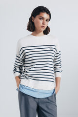 Springfield Jersey riscas combinado com bordado vison