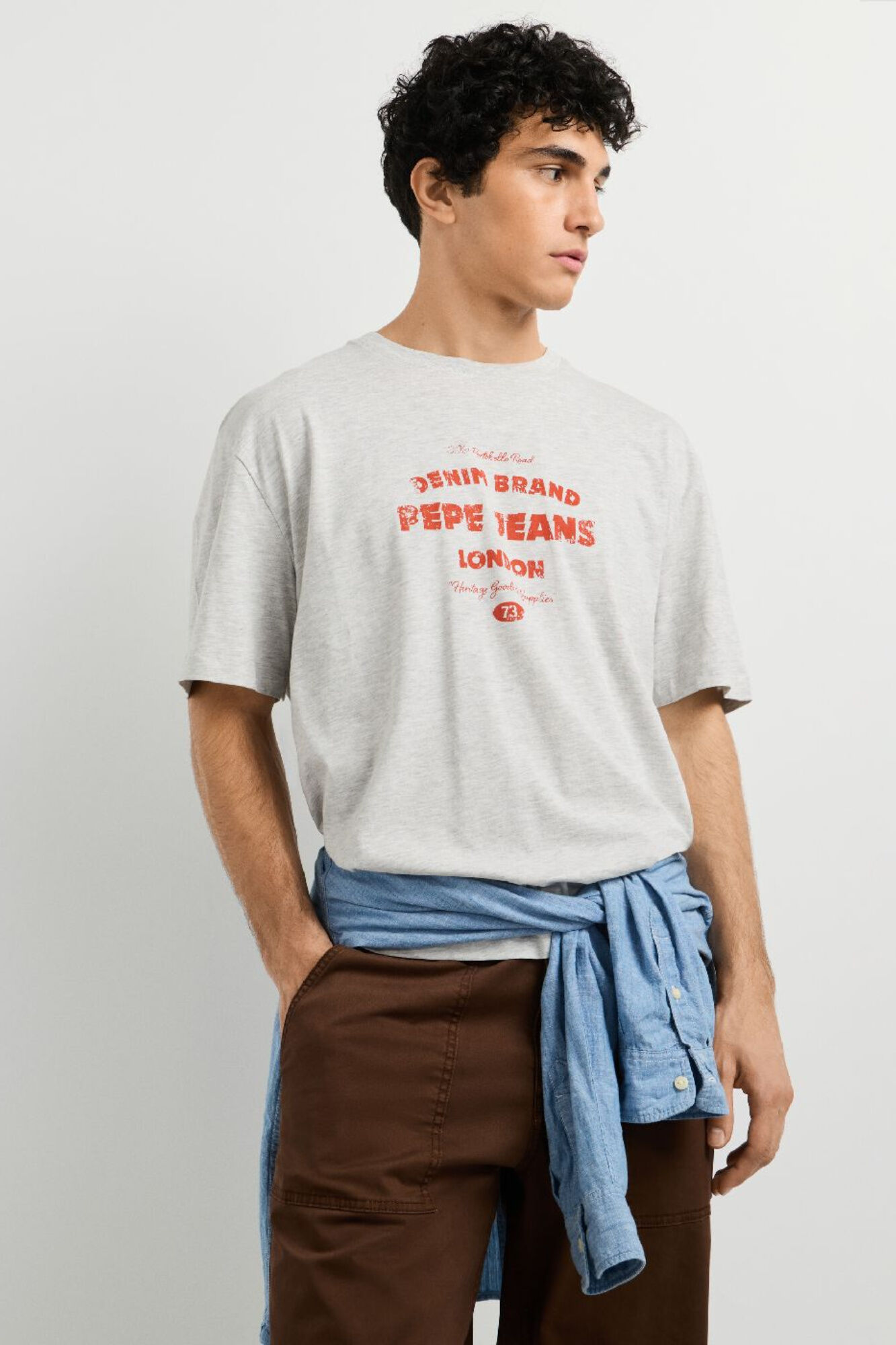 Pepe Jeans T-shirt de manga curta com estampado gr&aacute;fico