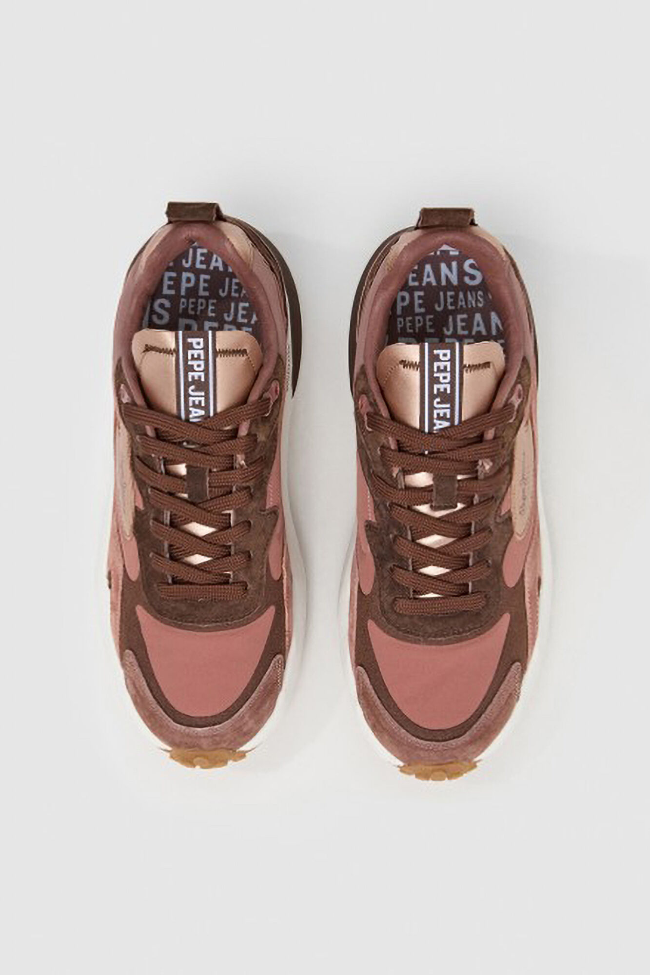 Pepe Jeans T&ecirc;nis cano baixo com couro