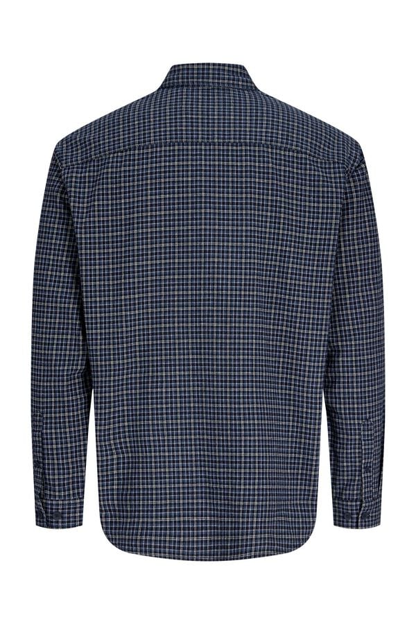 Jack & Jones Camisa aos quadrados azul