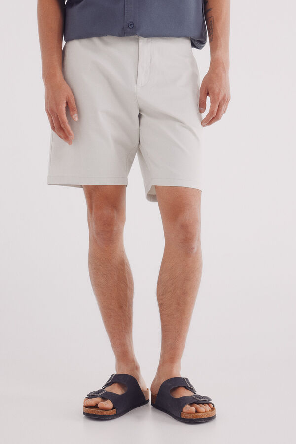Springfield Bermuda smart comfort slim fit cinzento