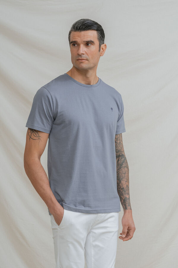 Celopman T-shirt b&aacute;sica azul