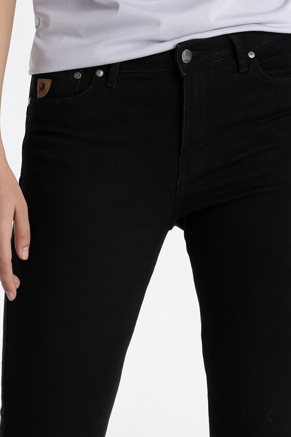 Lois  Cal&ccedil;a jeans flare preto