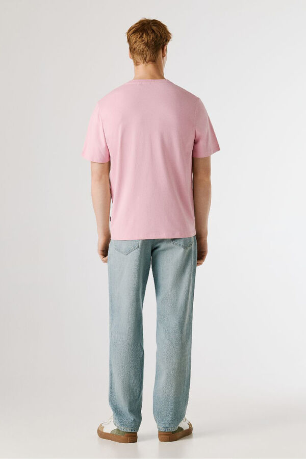 Pepe Jeans T-shirt manga curta rosa