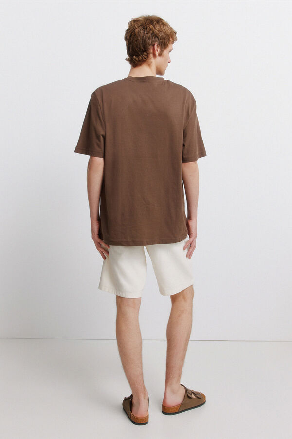 Springfield Bermudas em algod&atilde;o comfort fit branco