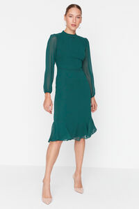 Trendyol Vestido com gola alta e forro