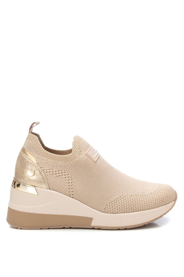 XTI sapatilha/chinelo feminino têxtil bege
