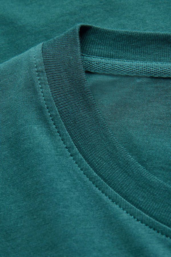 Jack & Jones T-shirt manga curta em algod&atilde;o verde