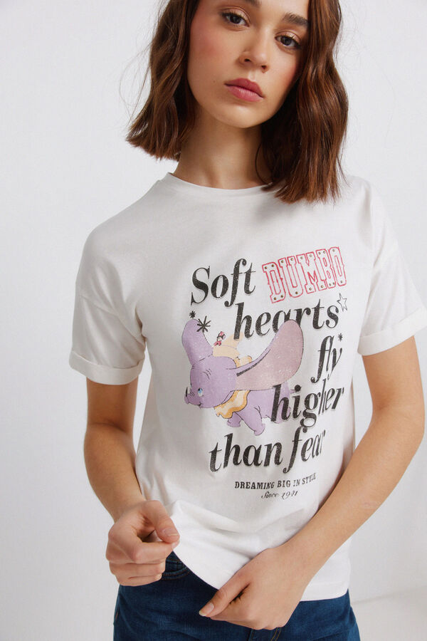 Springfield T-shirt de manga curta Disney bege