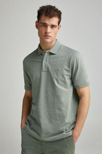 Springfield Polo piqué estampado integralmente regular fit