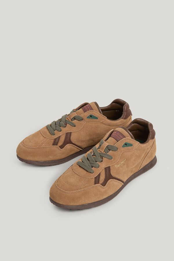 Pepe Jeans Sapatilhas de pele castanho