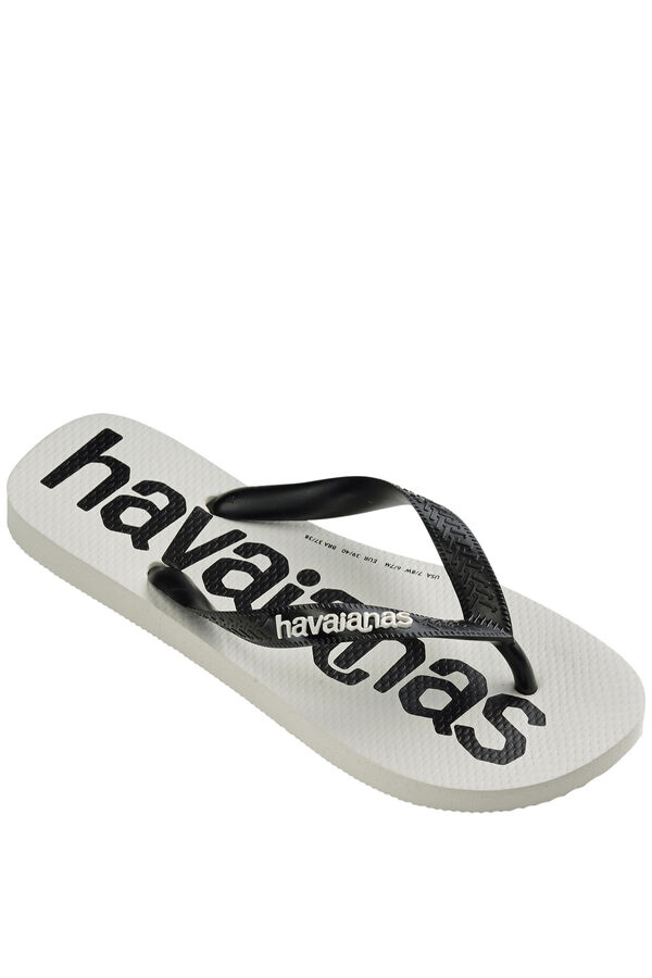Havaianas Chinelos de plataforma em borracha branco