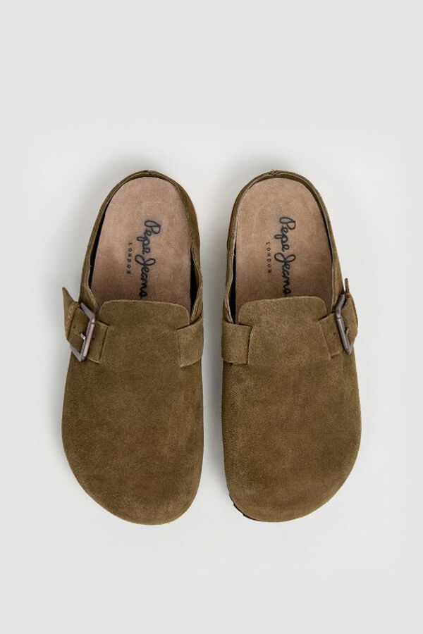 Pepe Jeans Sand&aacute;lia Masculina Corby Clog verde
