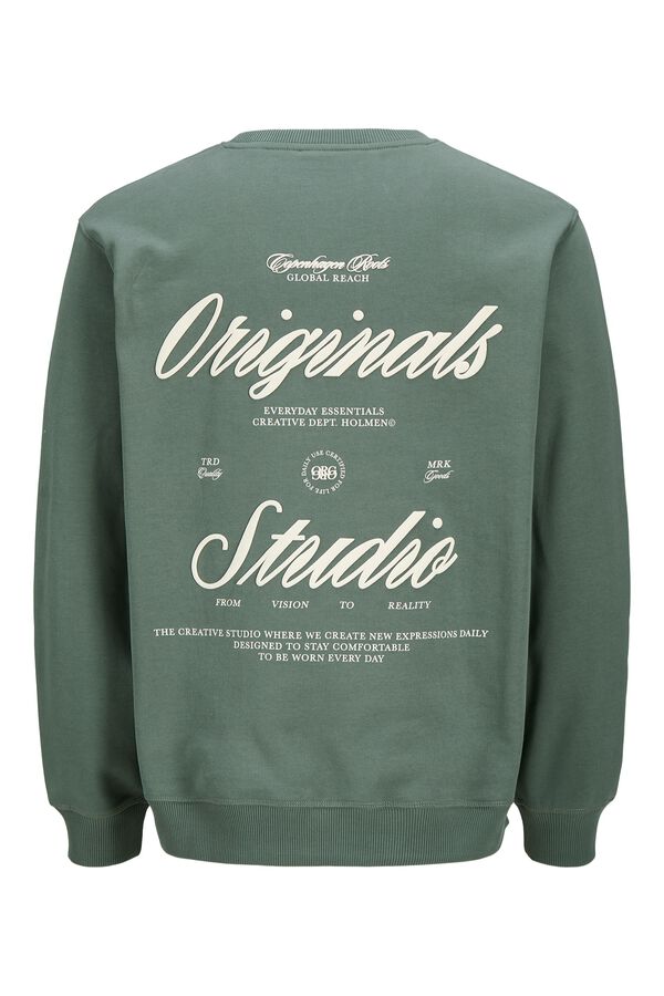 Jack & Jones Sweatshirt gola redonda verde