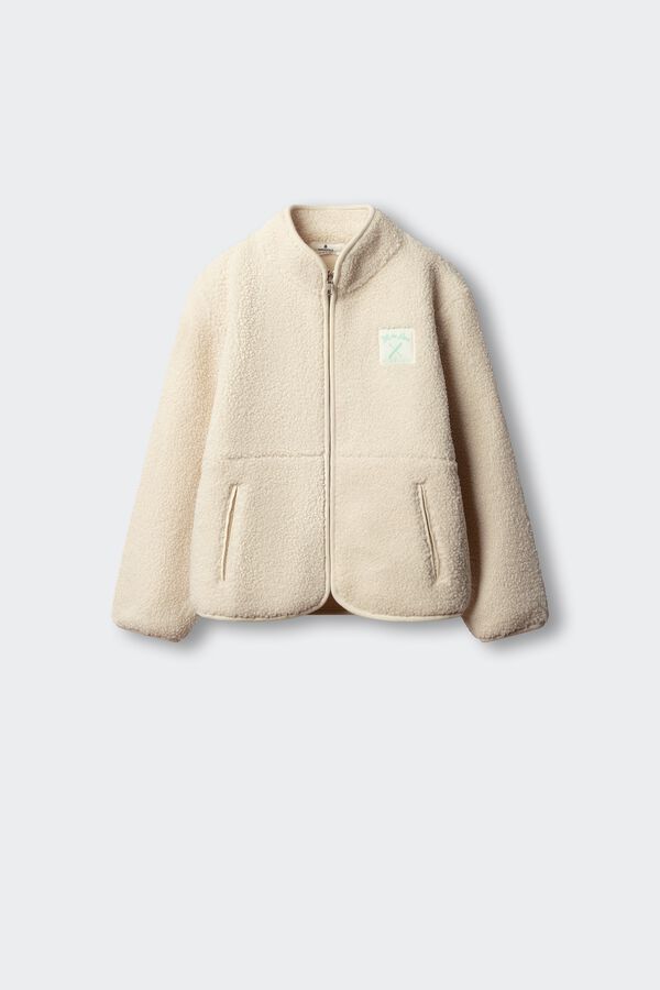Springfield Kids Girl's faux shearling apr&egrave;s-ski beige