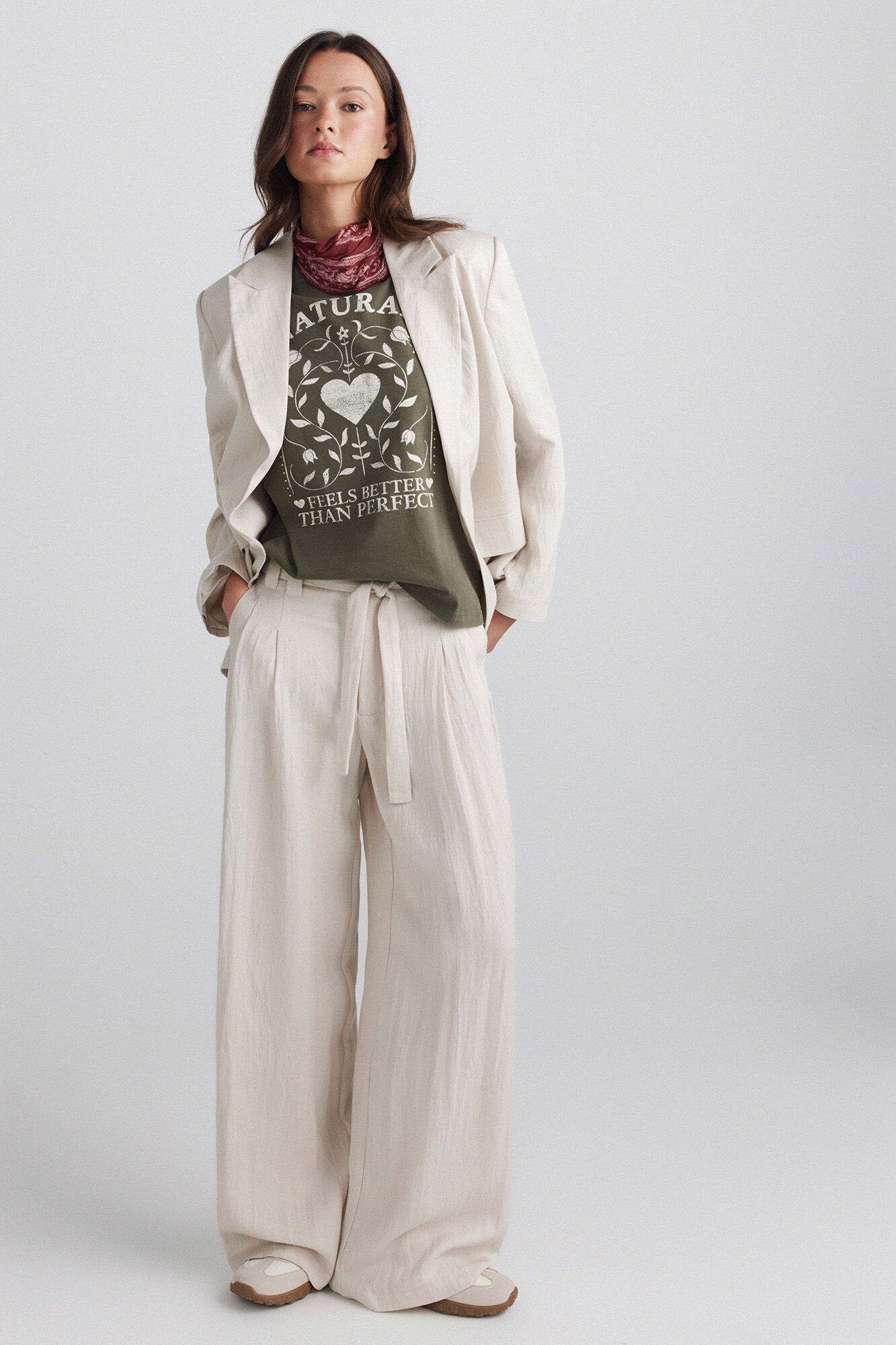 Springfield Camiseta manga corta dibujo boho