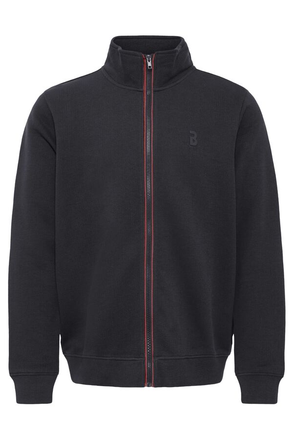 Blend PLUS Sweatshirt piqu&eacute; Plus preto