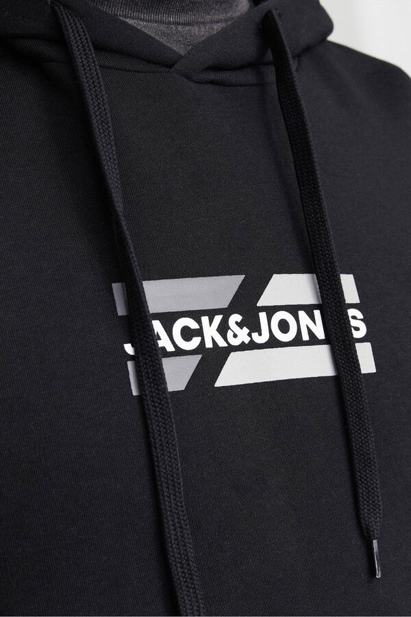 Jack & Jones Front logo sweatshirt black