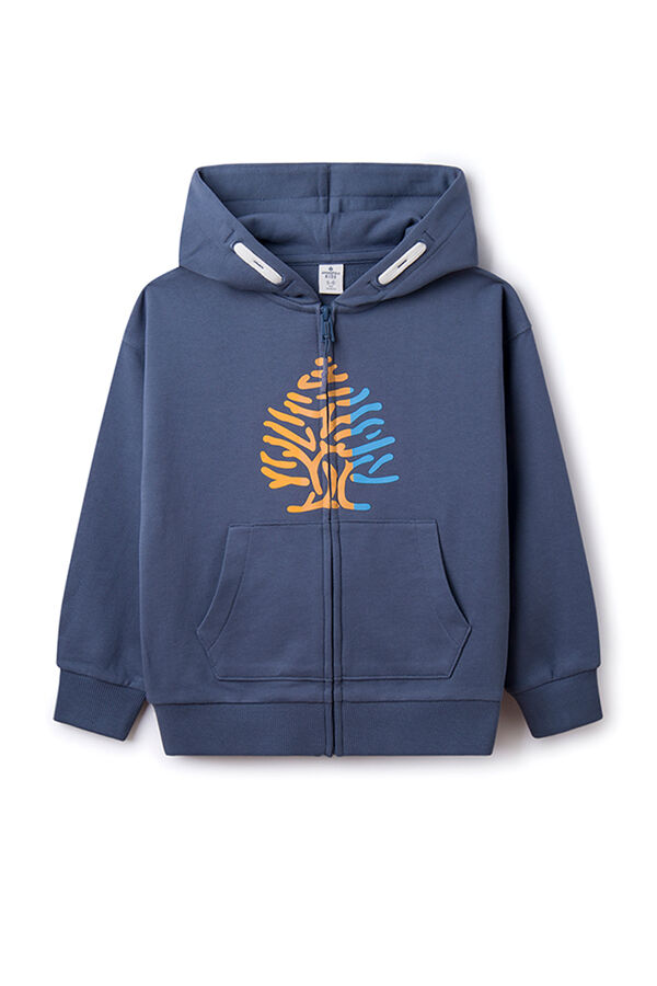Springfield Boys' tree hoodie blue