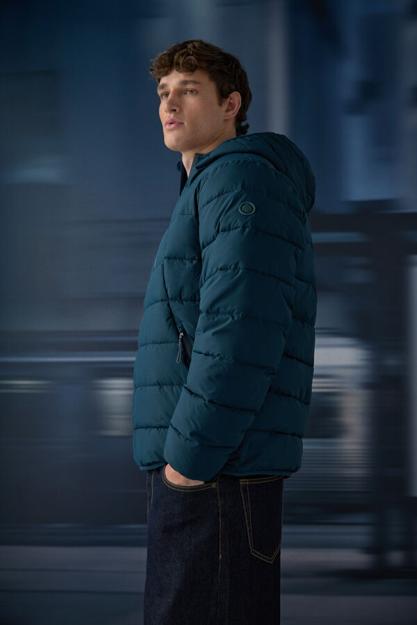 Springfield Chaqueta acolchada t&eacute;rmica azul