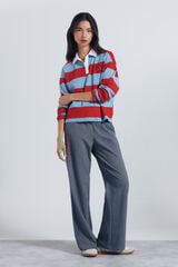 Springfield Calça jogger larga cinzento