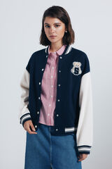 Springfield Jaqueta de beisebol Bear azul