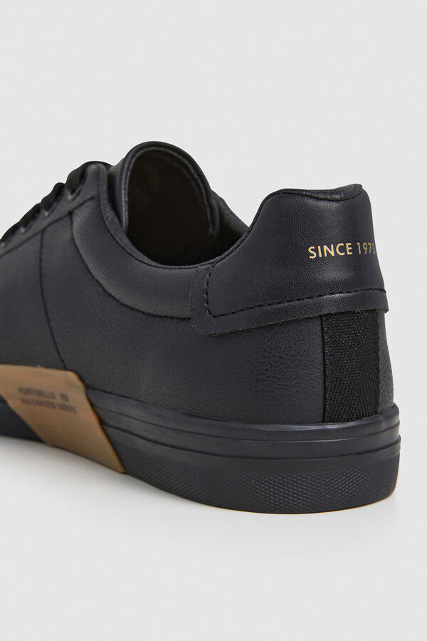 Pepe Jeans Tênis Clássicos com Efeito Couro preto