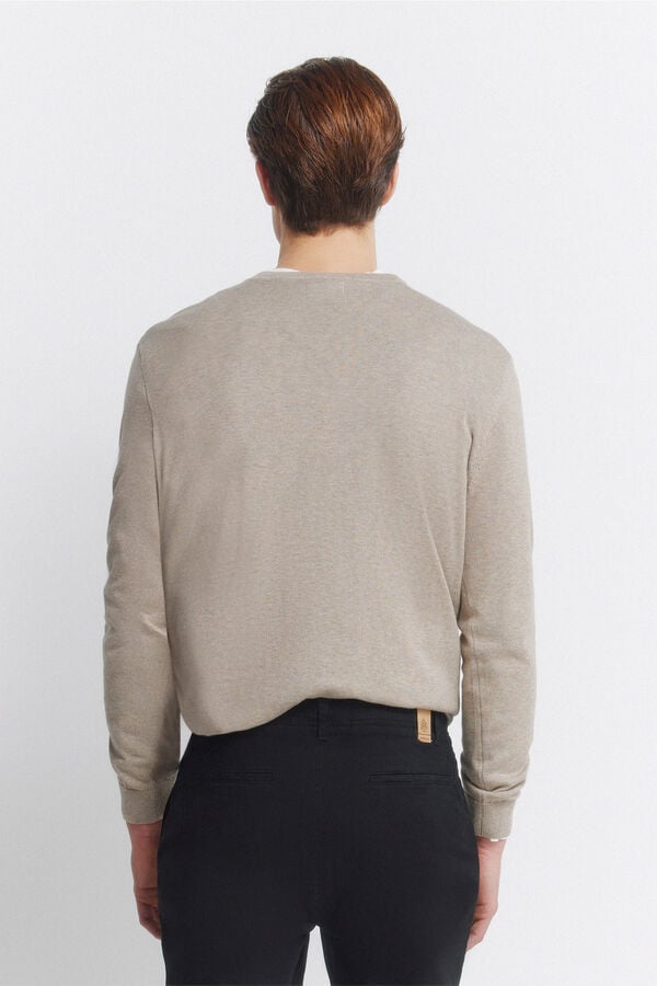 Springfield Camisola b&aacute;sica logo Springfield cru