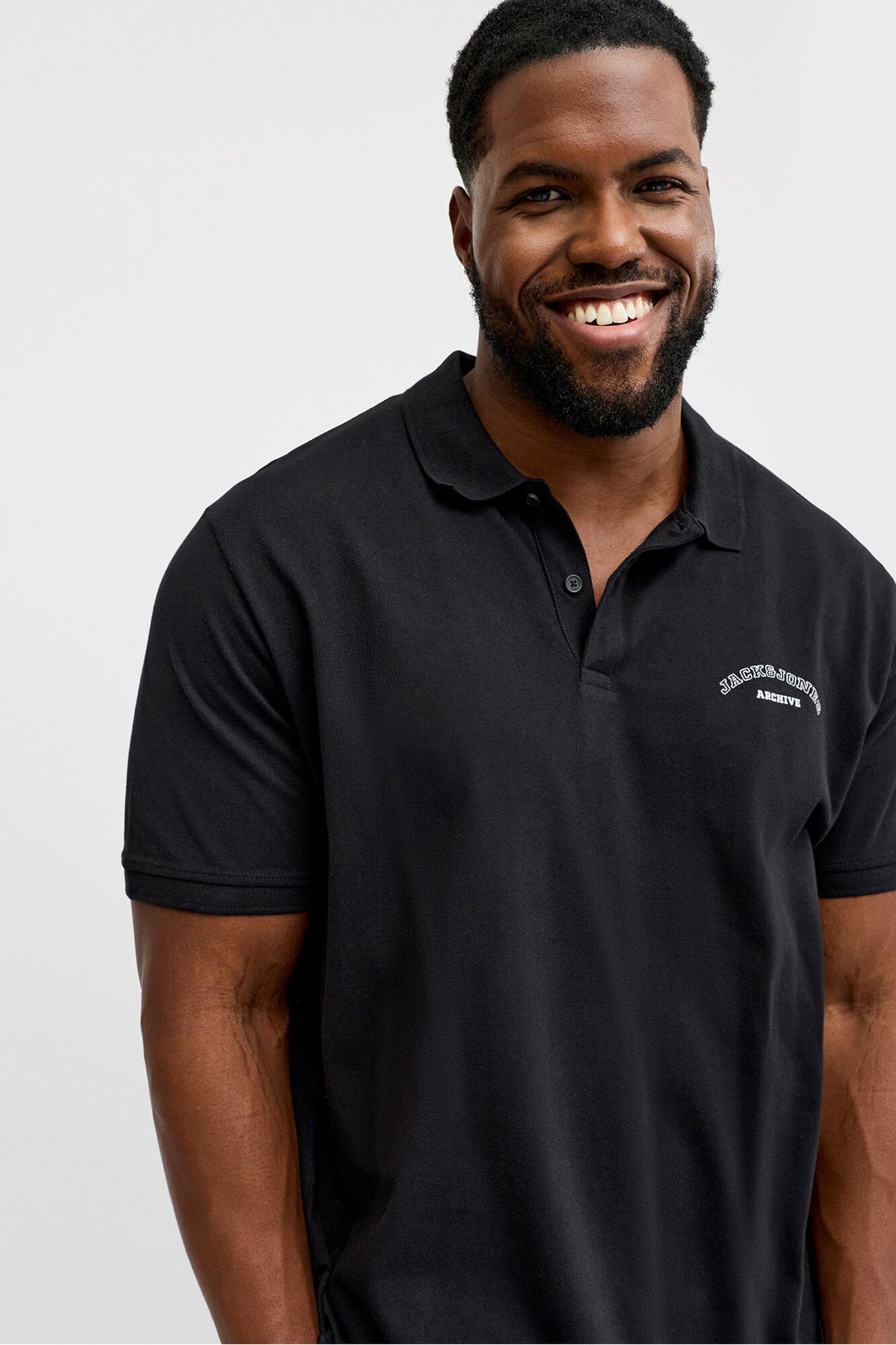 Jack & Jones PLUS Polo b&aacute;sico manga corta