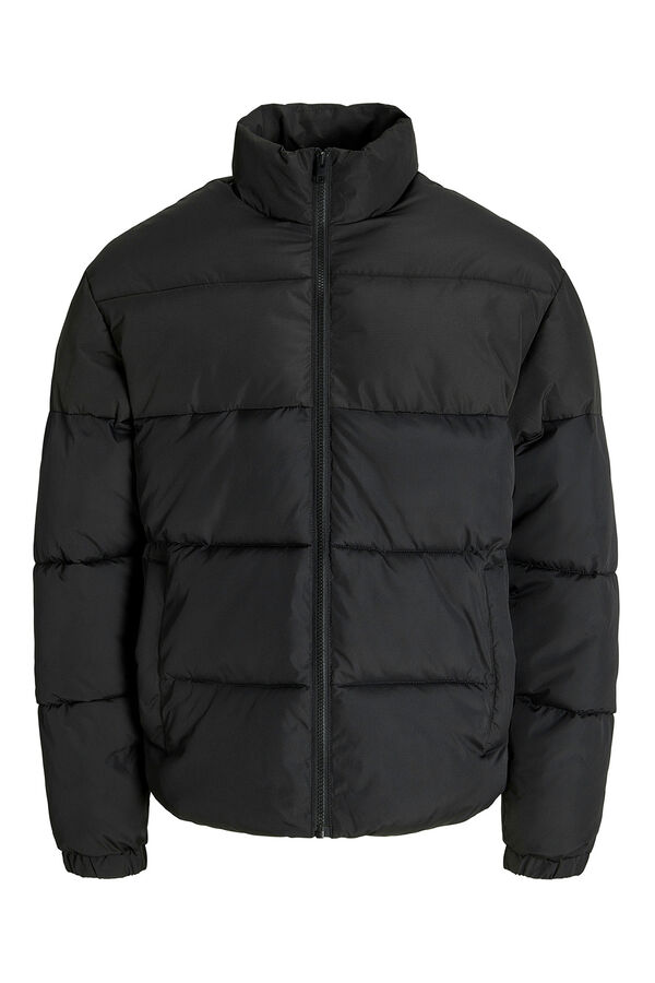 Jack & Jones PLUS Men's puffer jacket black