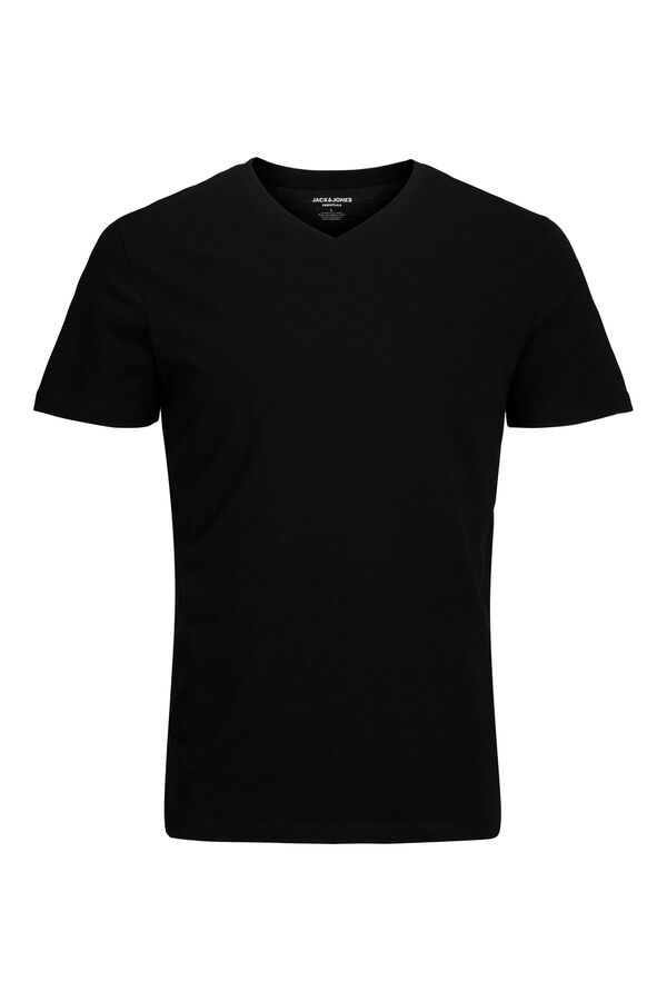 Jack & Jones Camiseta fit estándar negro