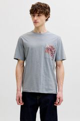 Jack & Jones T-shirt regular fit com bolso azul