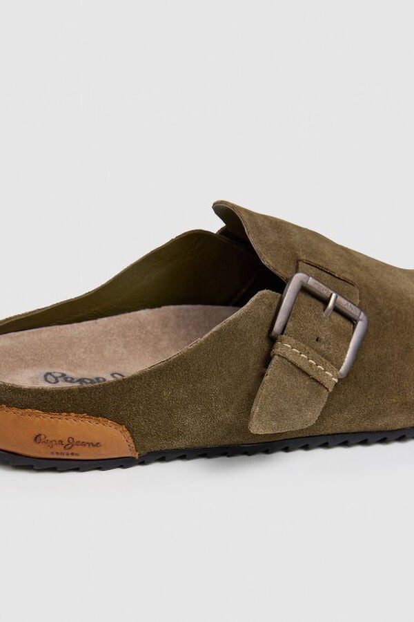 Pepe Jeans Sand&aacute;lia Masculina Corby Clog verde