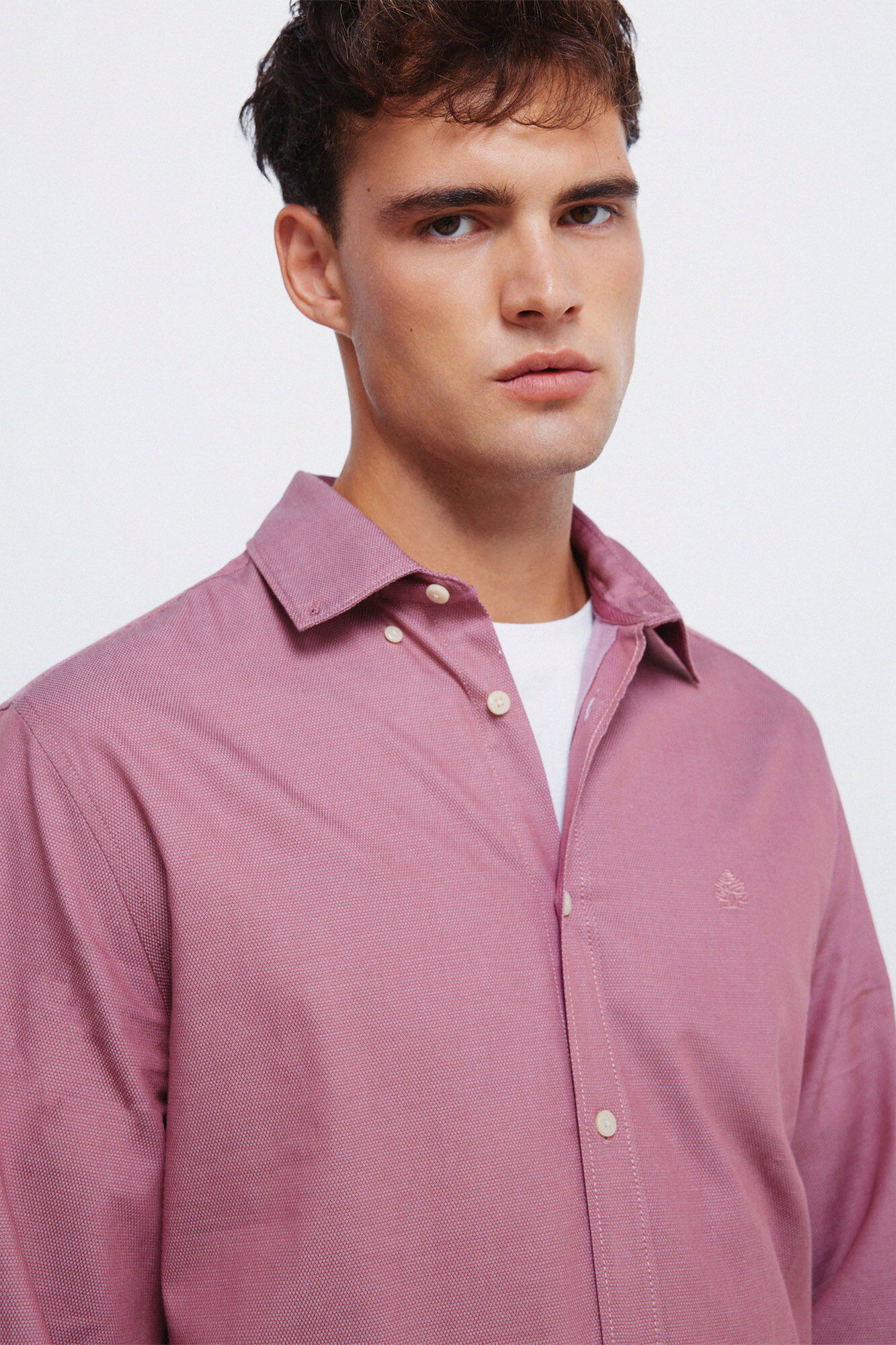 Springfield Camisa estructura bicolor