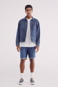 Springfield Bermuda jeans ultraleve de corte regular fit