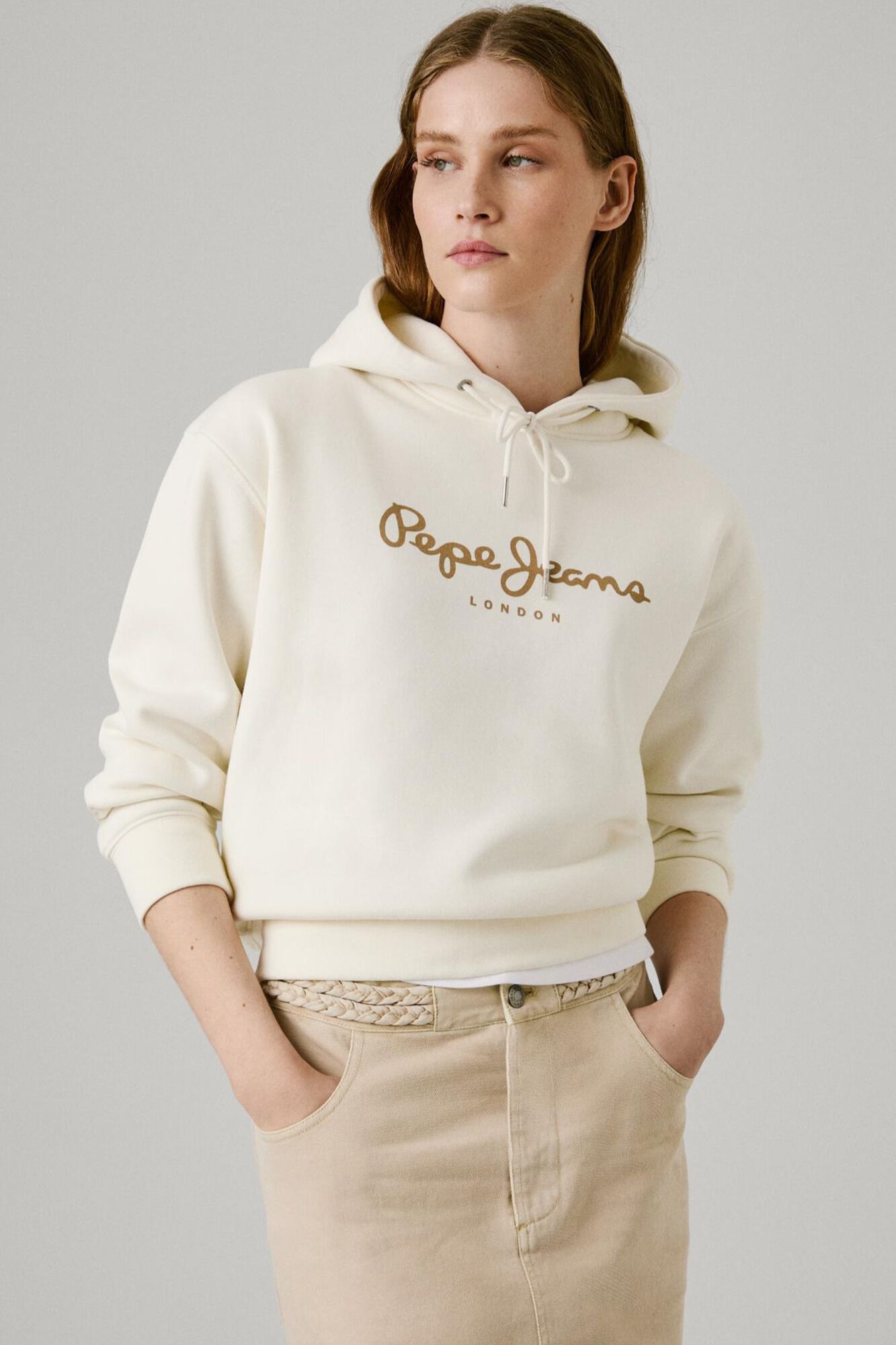 Pepe Jeans Sweatshirt com capuz e logotipo